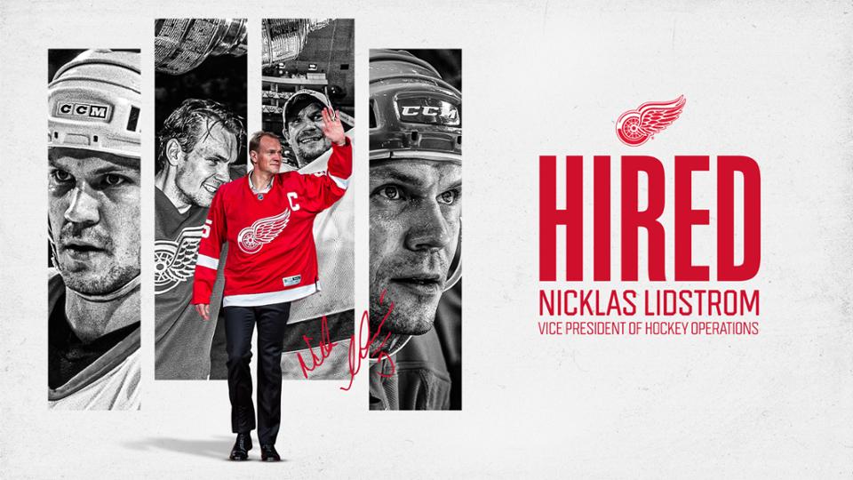 Nicklas Lidstrom is back in the "D" - Detroit Shirt Company