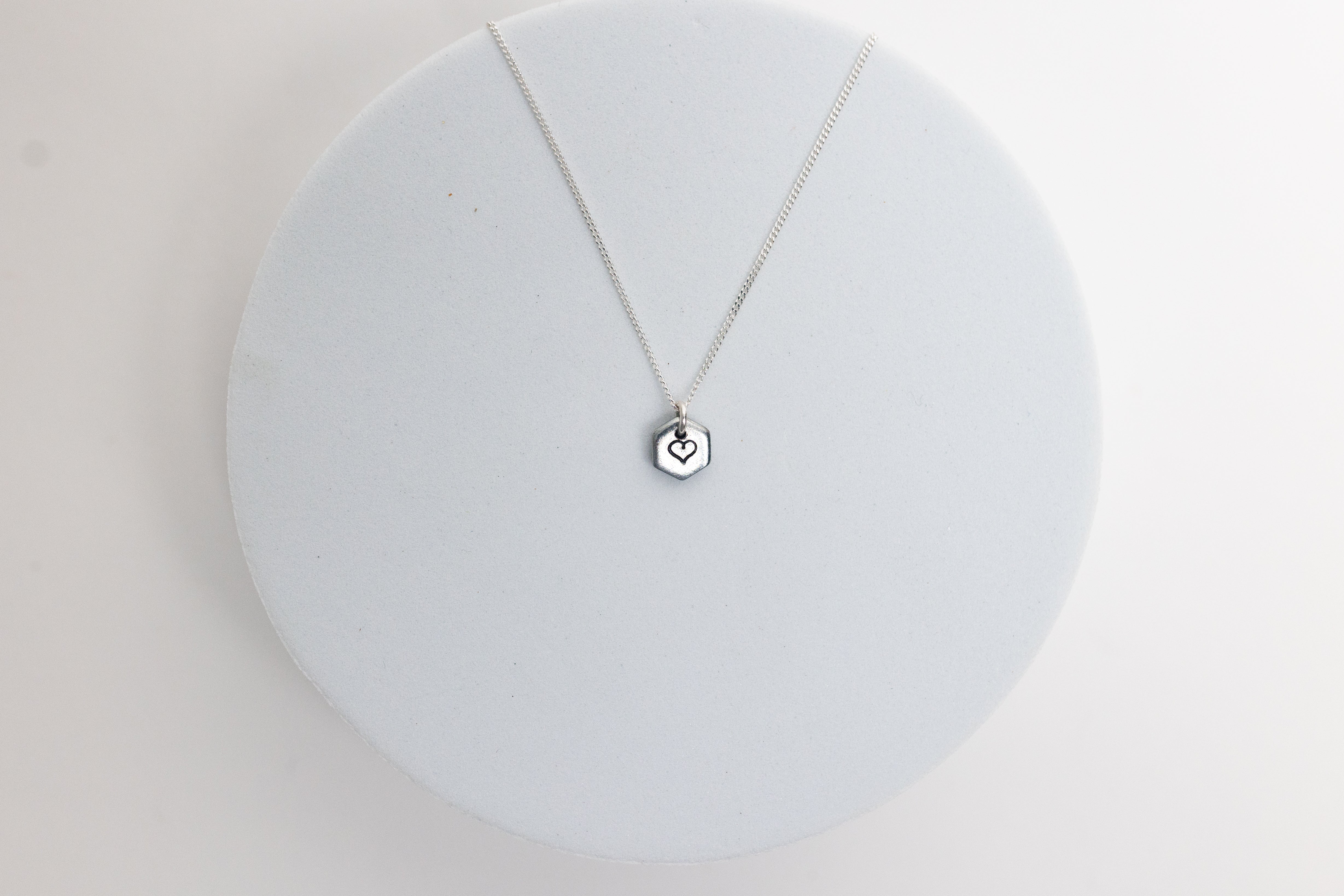 Known Heart Necklace | Salvaged Steel Auto Part | Adjustable Sterling Silver Chain