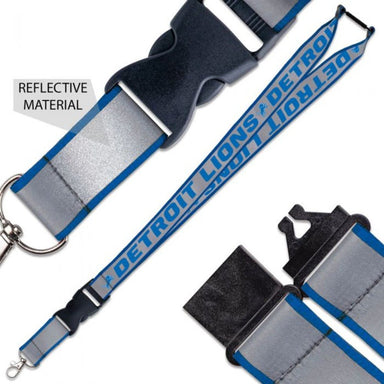 Detroit Lions - 1" Reflective Lanyard - Detroit Shirt CompanyWinCraftLanyard