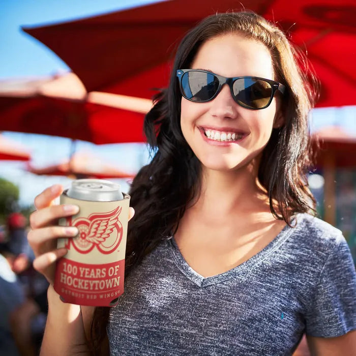 Detroit Red Wings 100 Years of Hockeytown Can Cooler