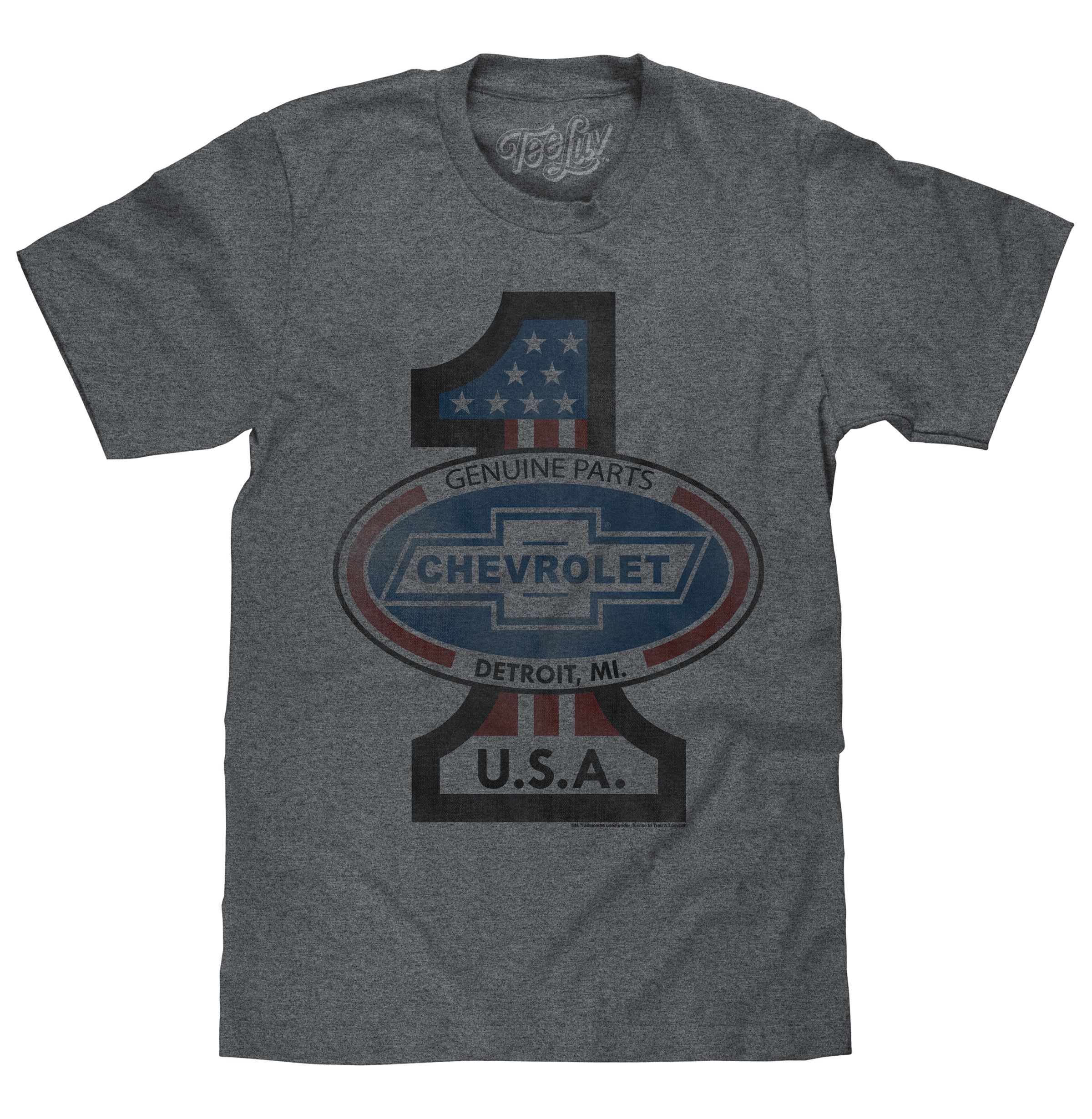 #1 Chevrolet T-Shirt - Gray