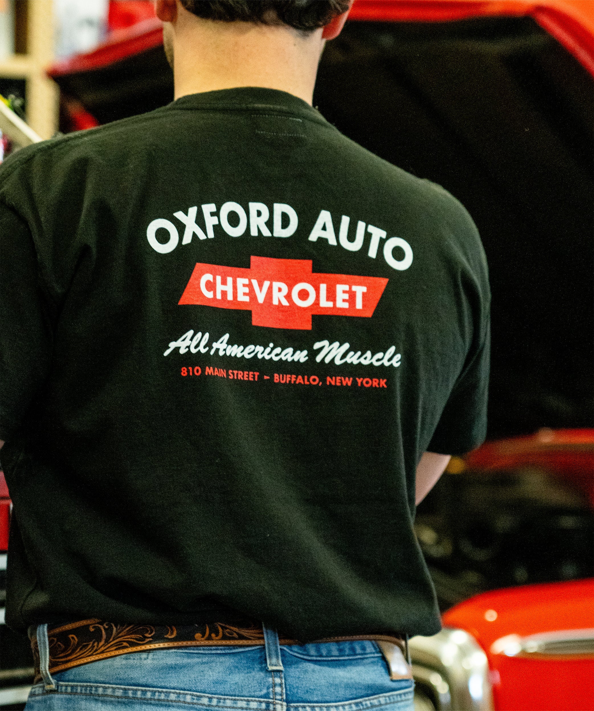 Oxford Pennant Parts & Service T-Shirt • General Motors x Oxford Pennant