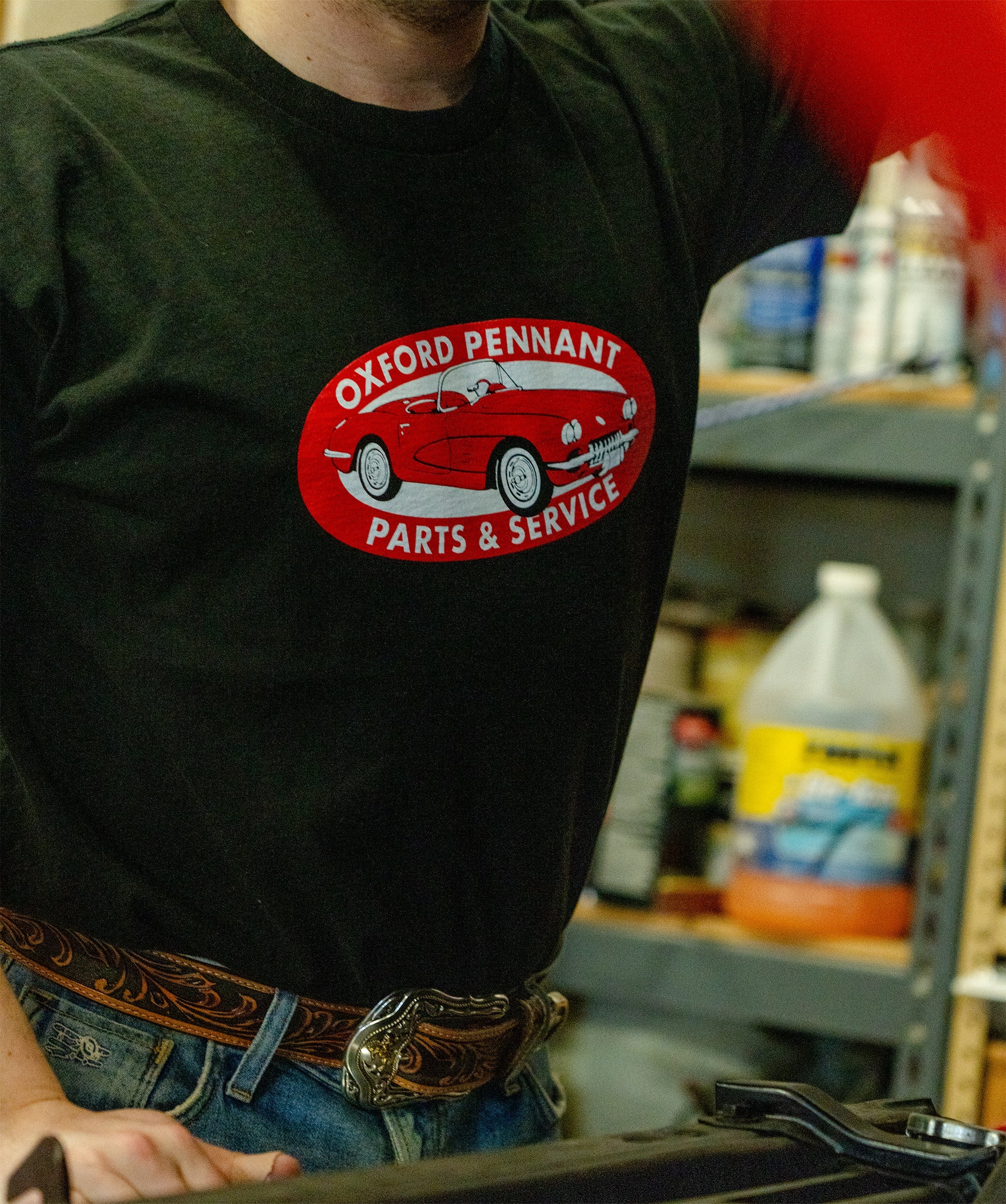 Oxford Pennant Parts & Service T-Shirt • General Motors x Oxford Pennant