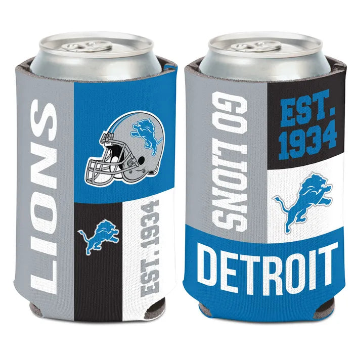 Detroit Lions Color Block Can Cooler