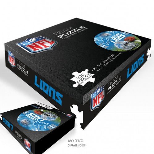 Detroit Lions Circle Puzzle - Detroit Shirt CompanyWinCraftOther Accessories