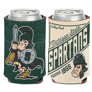 Michigan State Spartans - Vintage Logo Coozie - Detroit Shirt CompanyWinCraftDrinkware (Accessories)