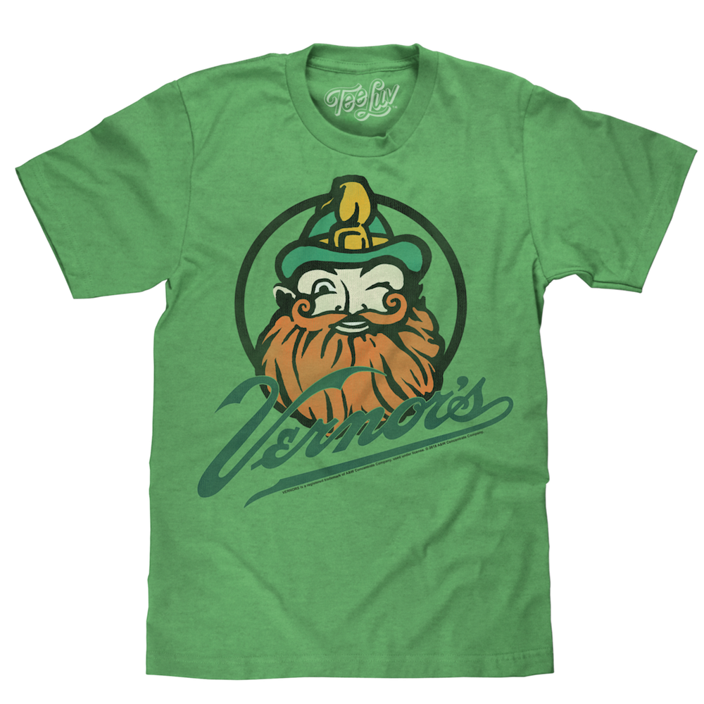 Mens Vernor's Gnome T-shirt (Heather Green)