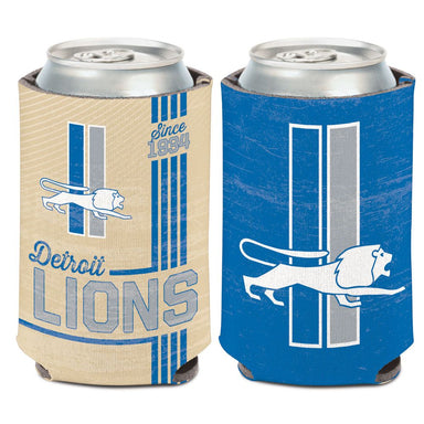 Detroit Lions / Classic Logo Vintage Can Cooler - Detroit Shirt CompanyWinCraftDrinkware (Accessories)