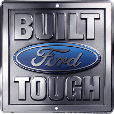 Metal Sign - Built Ford Tough - Detroit Shirt CompanyHangtimeOther Accessories