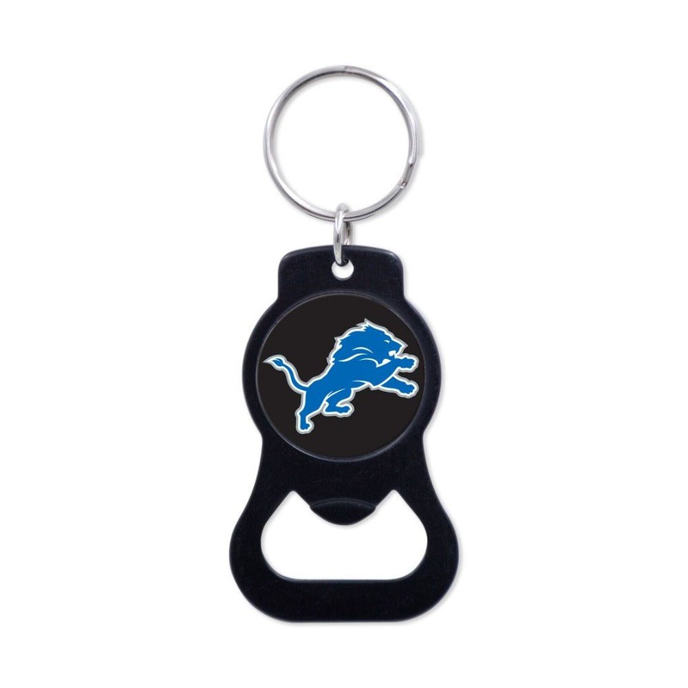 Detroit Lions Black Bottle Opener Key Ring - Detroit Shirt CompanyWinCraftOther Accessories