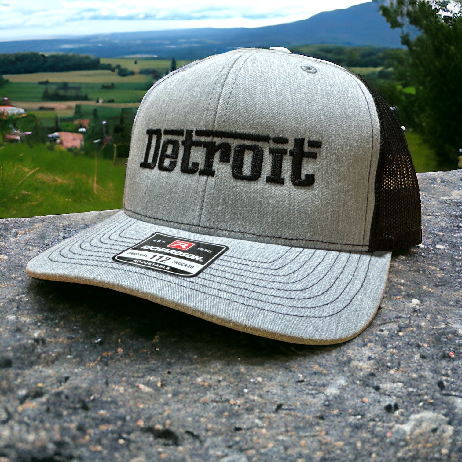 Hat - Detroit Grigio Trucker