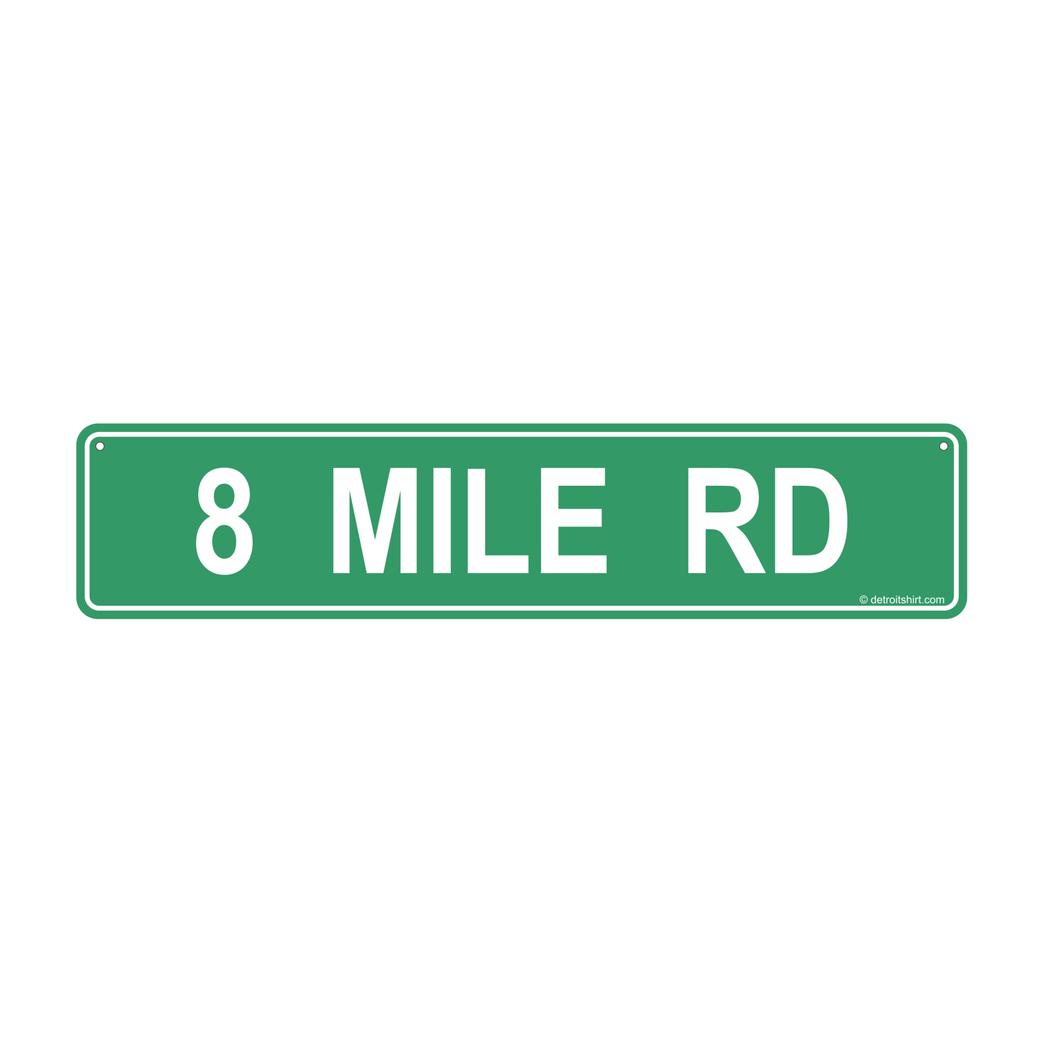 Metal Sign - 8 Mile Street Sign - Detroit Shirt CompanyDetroit Shirt CompanyOther Accessories