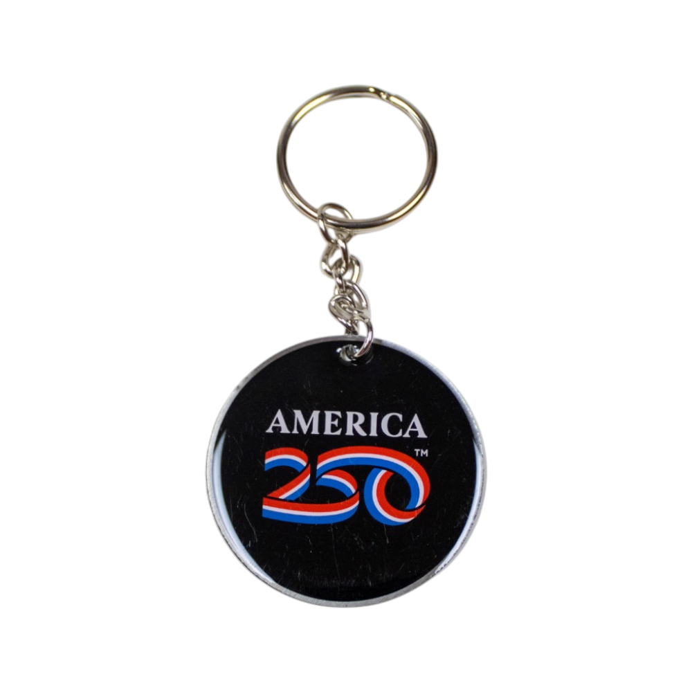 Keychain - A250 Dodge - Round Metal