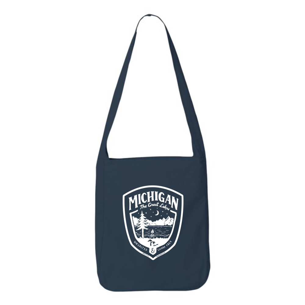 Michigan Shield Crossbody Bag