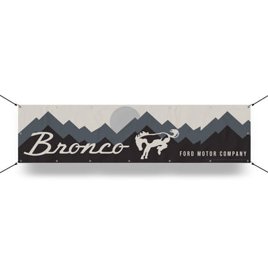 Banner - Ford Bronco Mountains - Detroit Shirt CompanyDSC - FordOther Accessories