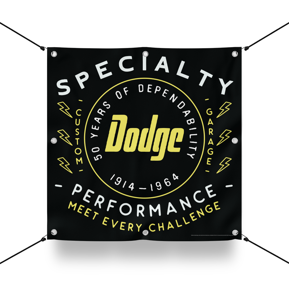 Banner - Dodge Blots - 50 Years