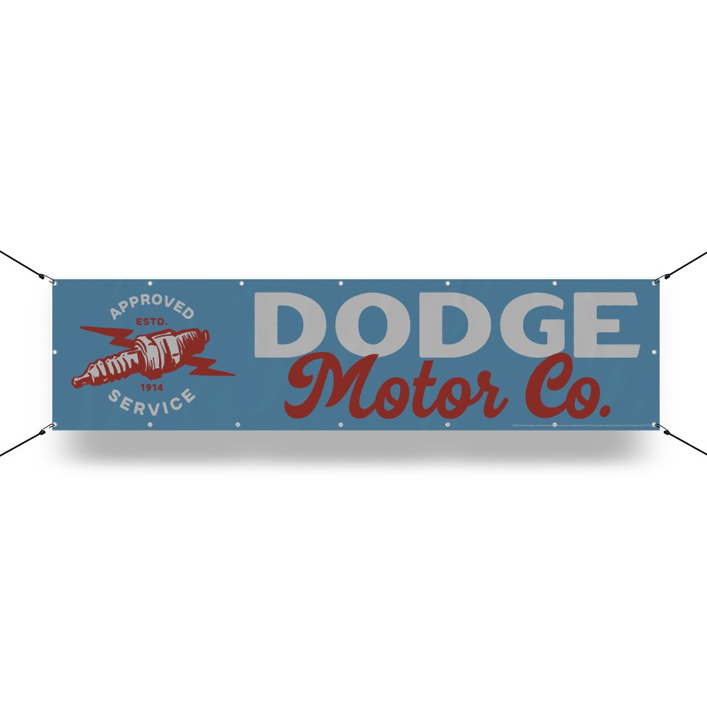 Banner - Dodge Motor Co. - Detroit Shirt CompanyFCA - DodgeOther Accessories