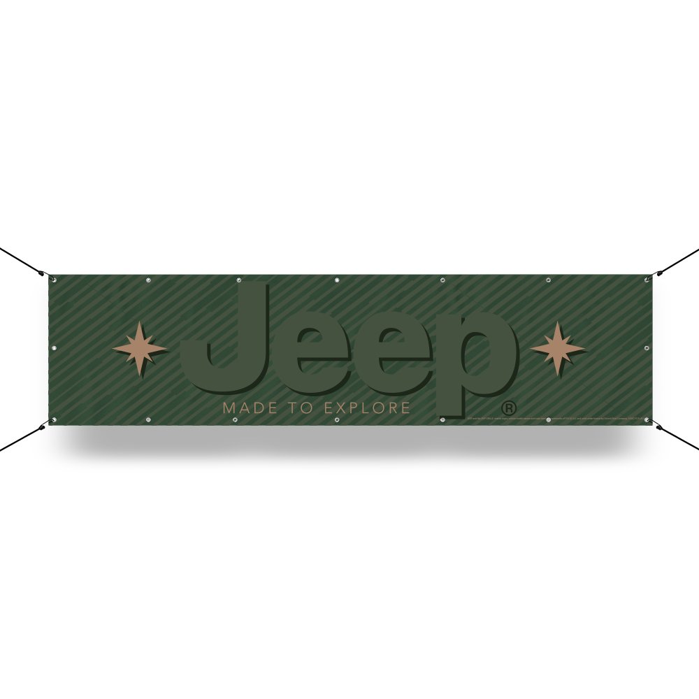 Banner - Jeep® Made to Explore - Detroit Shirt CompanyFCA - JeepOther Accessories