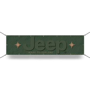 Banner - Jeep® Made to Explore - Detroit Shirt CompanyFCA - JeepOther Accessories