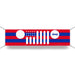 Banner - Jeep® Flag Grille - RWB - Detroit Shirt CompanyFCA - JeepOther Accessories