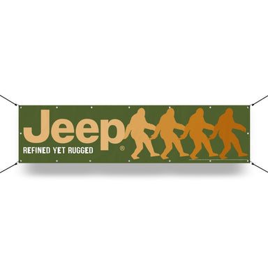 Banner - Jeep® Rugged Yet Refined - Detroit Shirt CompanyFCA - JeepOther Accessories