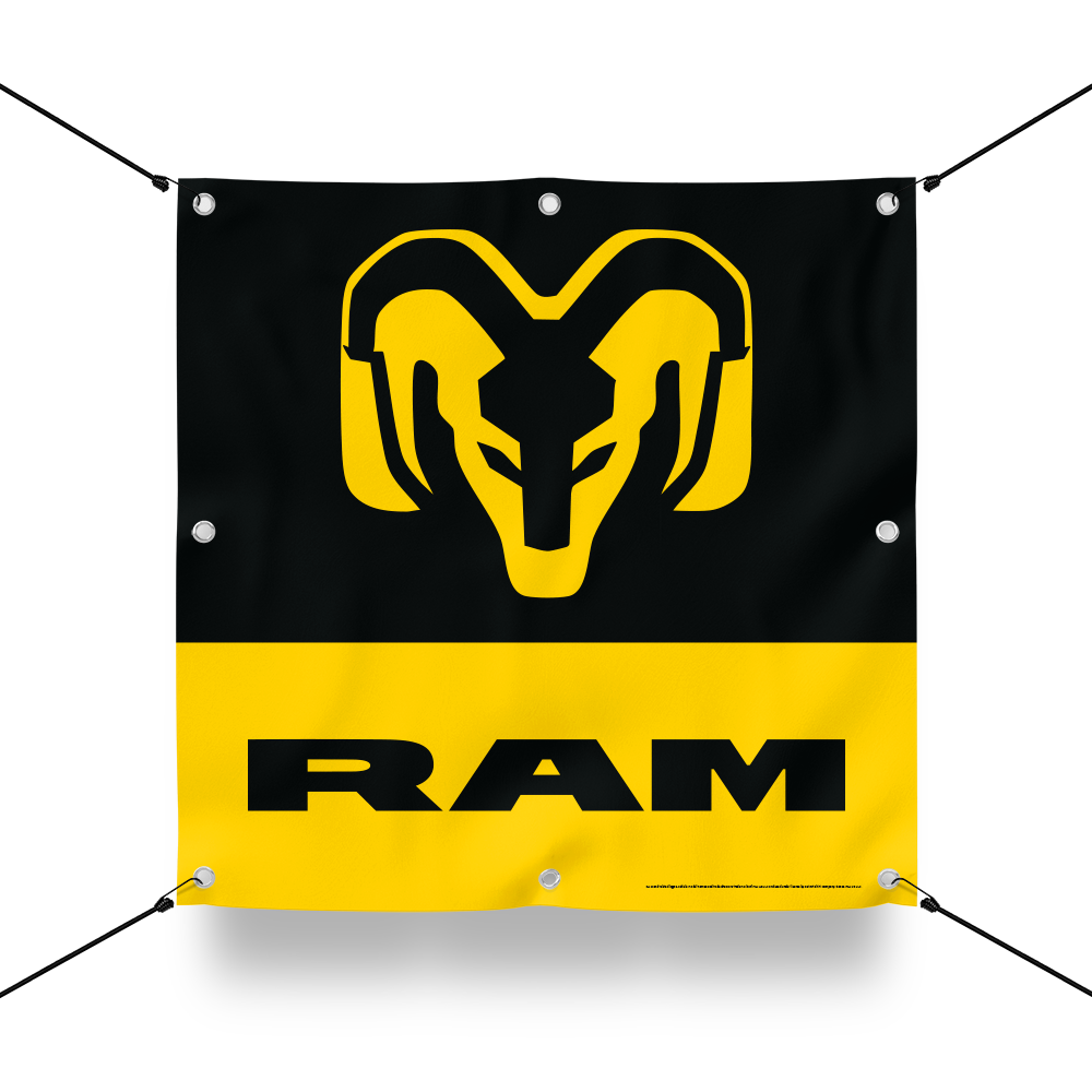 Banner - RAM Black/Yellow
