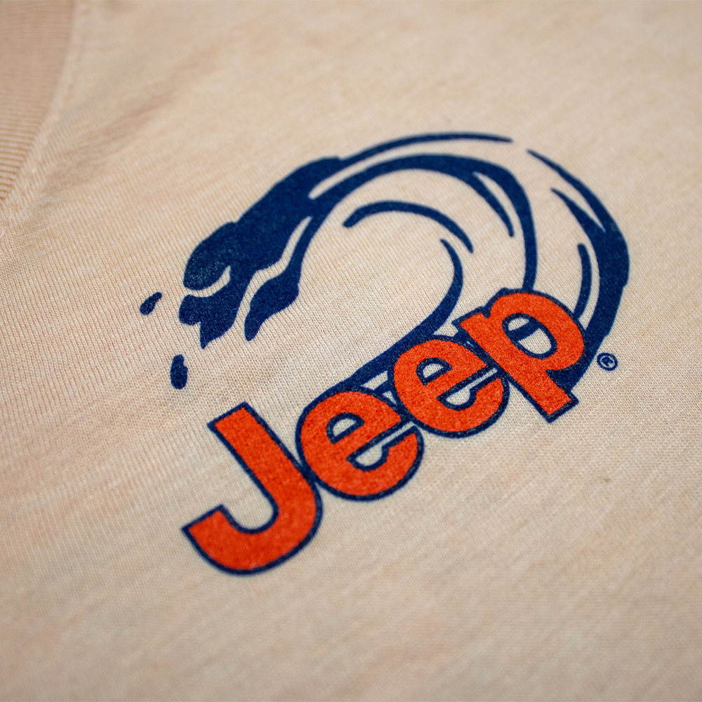 Ladies Jeep® Beachin' Good Time V-neck - Heather Peach