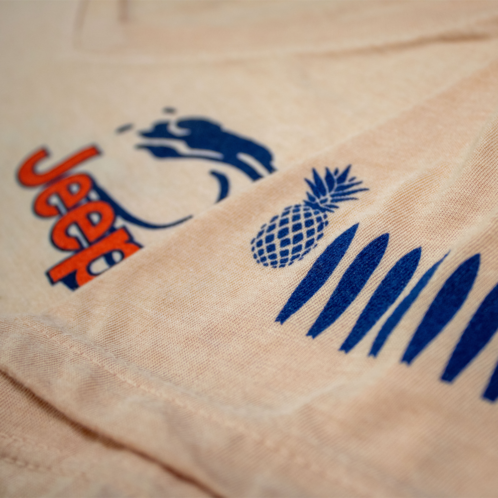 Ladies Jeep® Beachin' Good Time V-neck - Heather Peach