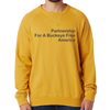 Partnership for a Buckeye Free America Crew Sweatshirt - Maize