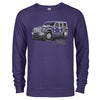 Jeep® Wrangler Line Art - French Terry Crewneck Sweatshirt
