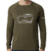 Mens Jeep® Freedom Adventure Crew Neck French Terry Sweatshirt - Heather Military Green - Detroit Shirt CompanyFCA - JeepSweatshirts (Apparel)