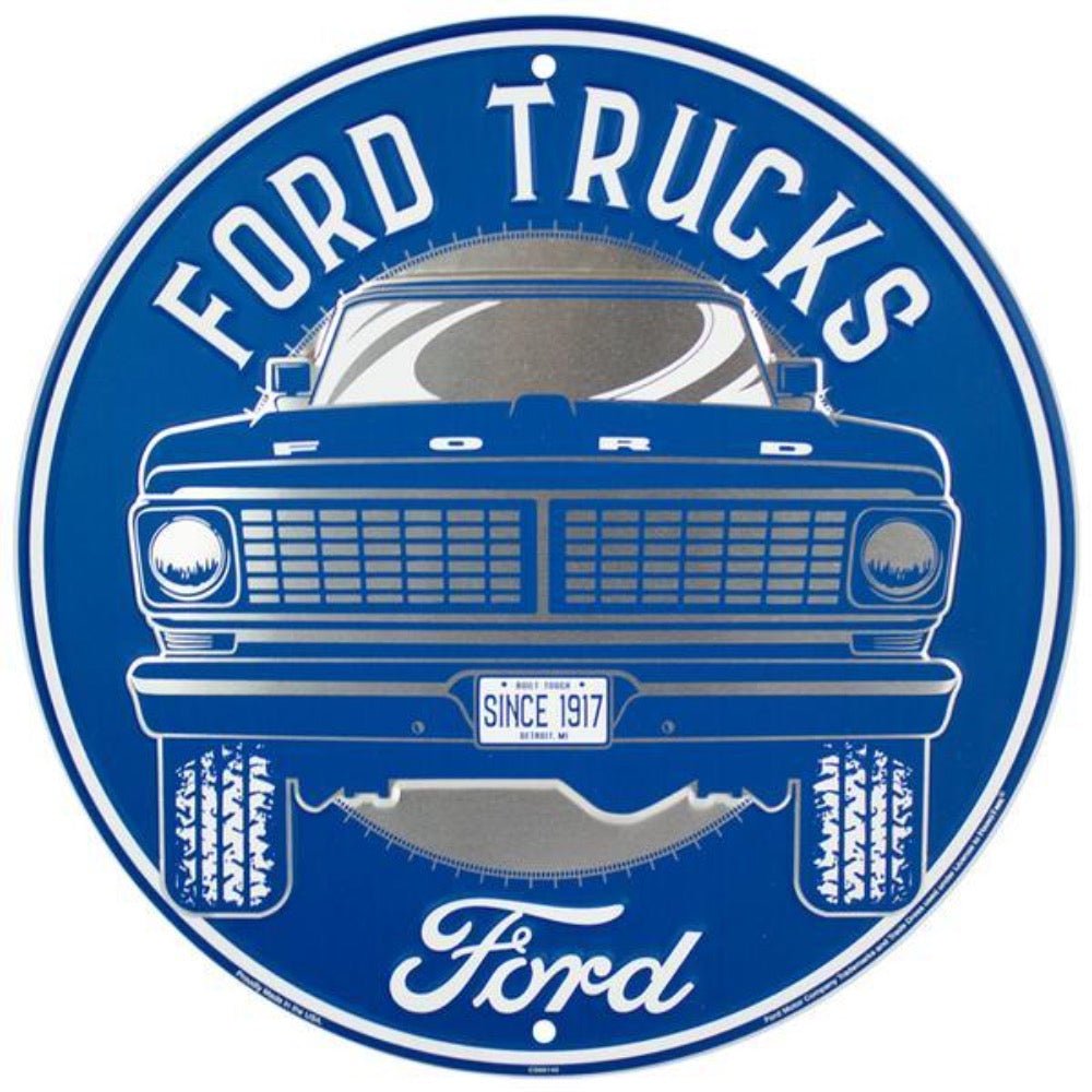 Metal Sign - Ford Trucks Circle - Detroit Shirt CompanyHangtimeOther Accessories