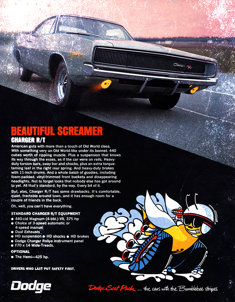 Metal Sign - Dodge Charger R/T