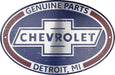 Metal Sign - Chevrolet Parts Oval - Detroit Shirt CompanyHangtimeOther Accessories