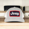 Hat - Jeep Patch Hat - Heather Grey/White