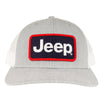 Hat - Jeep Patch Hat - Heather Grey/White - Detroit Shirt CompanyFCA - JeepHats (Apparel)