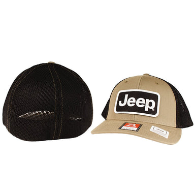 Hat - Jeep Richardson Olive/Black Patch Hat Flexfit - Detroit Shirt CompanyFCA - JeepHats (Apparel)