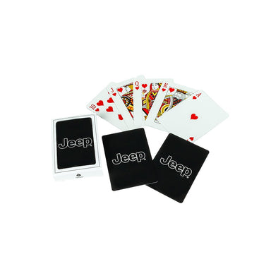 Playing Cards - Jeep Text Logo - Detroit Shirt CompanyFCA - JeepOther Accessories