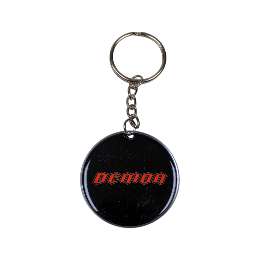 Keychain - Dodge Demon - Round Metal