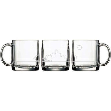 Mug - Detroit Skyline Glass - Detroit Shirt CompanyDetroit Shirt CompanyDrinkware (Accessories)