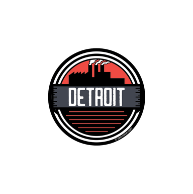 Sticker - Detroit Factory - Detroit Shirt CompanyDetroit Shirt CompanyStickers (Accessories)