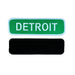 Patch - Detroit Street Sign - Detroit Shirt CompanyDetroit Shirt CompanyPatches (Accessories)