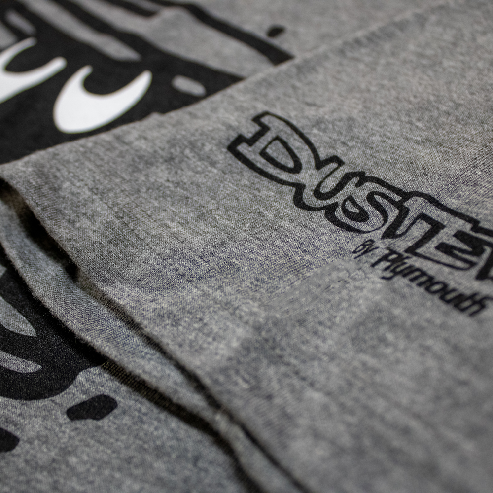 Mens Triblend Plymouth Duster Logo T-shirt (Grey)