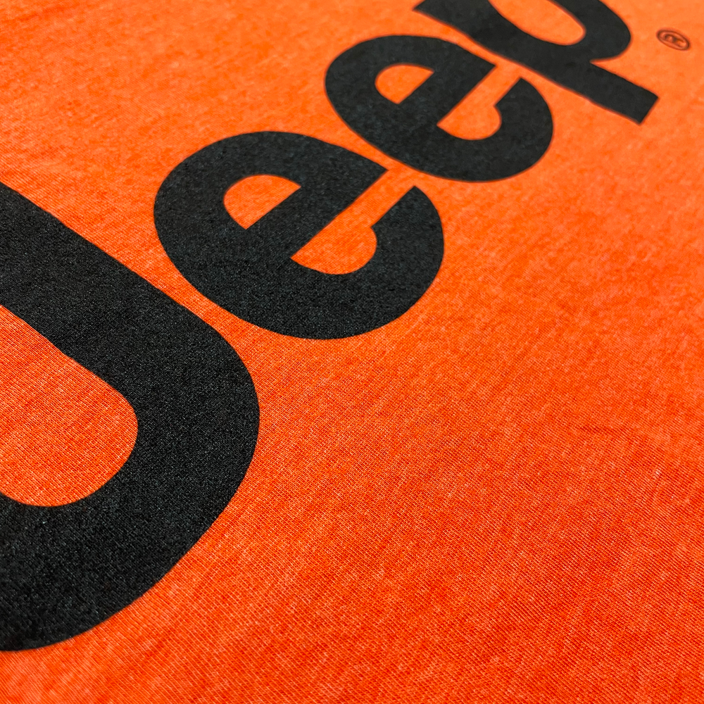 Mens T-Shirt Jeep® Explore the Detours - Orange