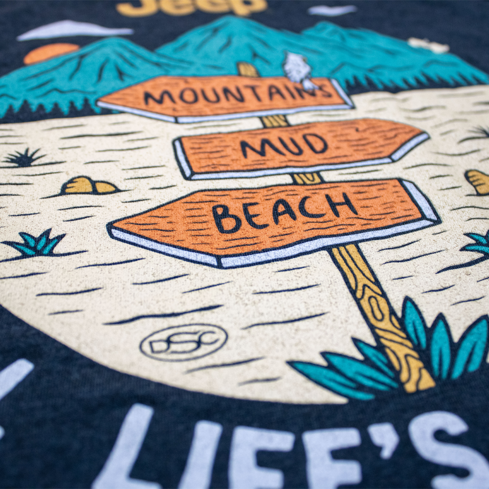 Ladies Long Sleeve Tunic T-shirt  - Jeep® For All Life's Adventures