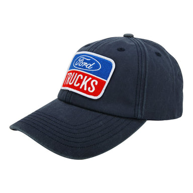 Hat - Ford Trucks Patch Low Profile - Chino Navy - Detroit Shirt CompanyDSC - FordHats (Apparel)