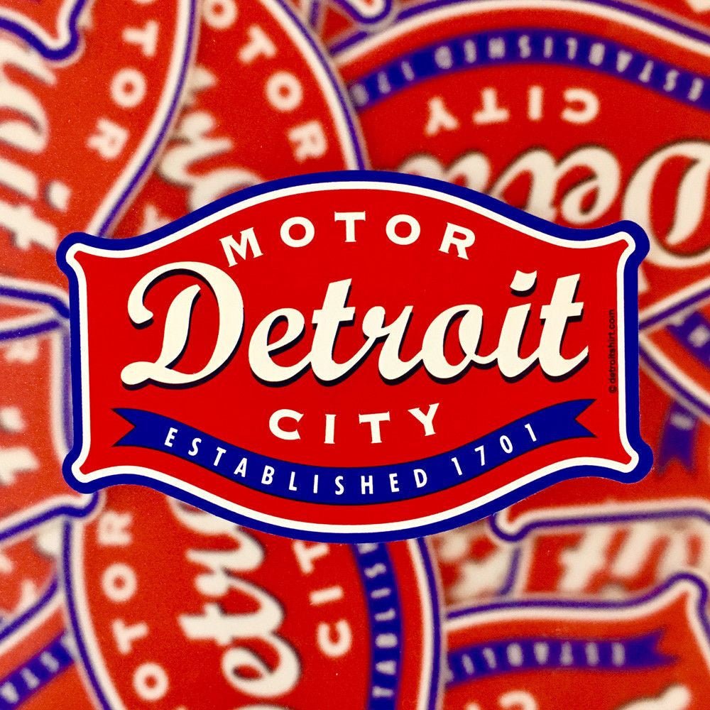 Sticker - Detroit Buckle - Detroit Shirt CompanyDetroit Shirt CompanyStickers (Accessories)