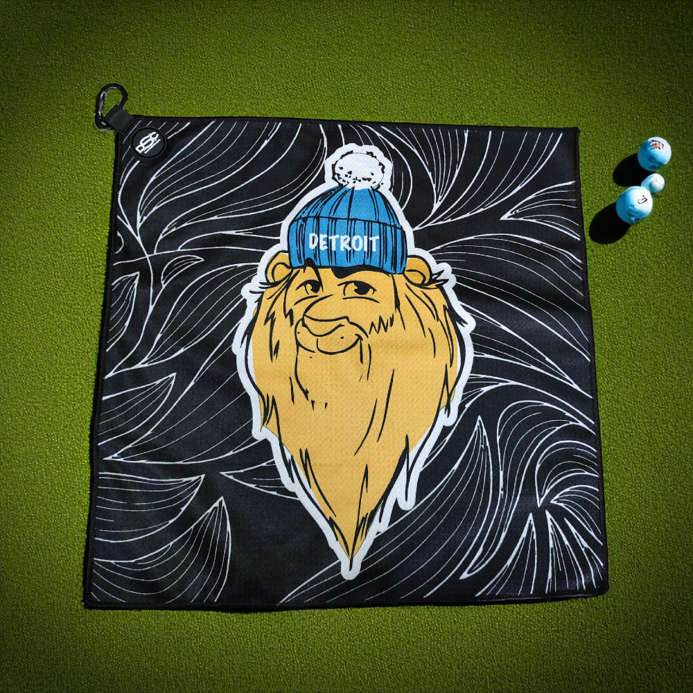 Golf Towel - Detroit King Of The Jungle