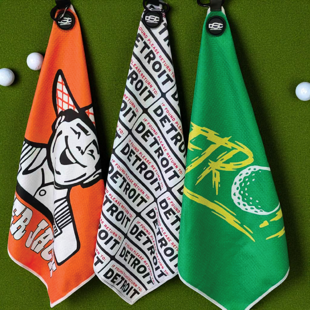 Golf Towel - If Found Please Return To Detroit