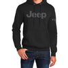 Mens Jeep® Text Blackout Hoodie - Blackout - Detroit Shirt CompanyFCA - JeepHoodies (Apparel)